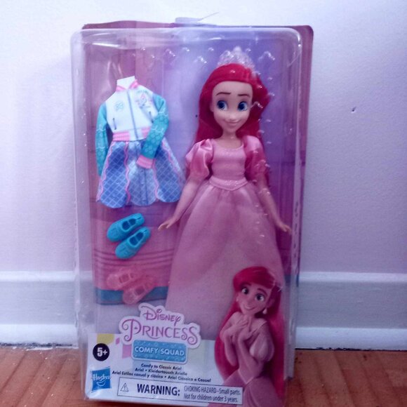 Disney Princess Comfy Squad Ariel Doll New In Box - Rough Box - Picture 1 of 6